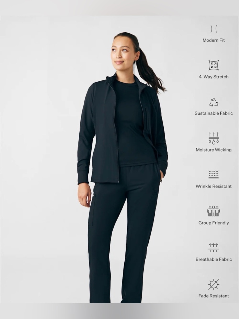 3-Pocket Zip-Front Jacket - Picture 3 of 8